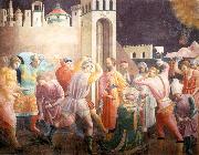 UCCELLO, Paolo Stoning of St Stephen oil on canvas